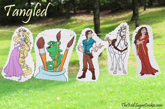 Tangled Birthday Party DIY Banner Ideas